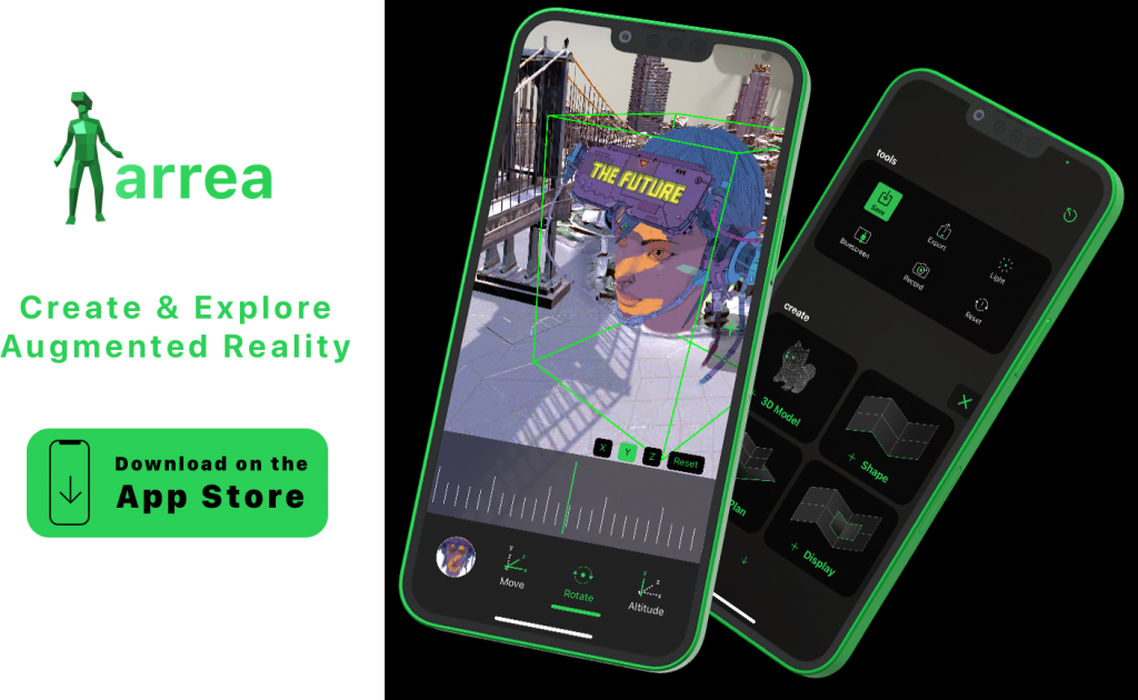 Arrea Augmented Reality App for iOS - Arrea - The AR App